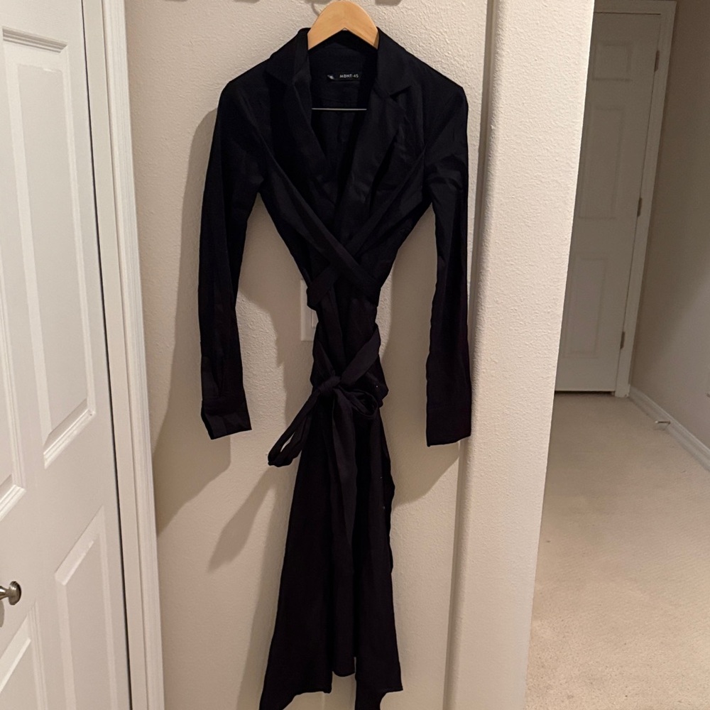 MDNT 45  Black wrap Jacket/ Dress